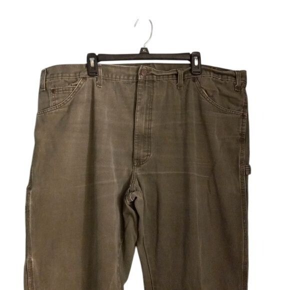 Dickies Dickies Mens Green Cotton Work Pants 44x32 With Pockets Butt Size US 44 / EU 60 - 8 Thumbnail