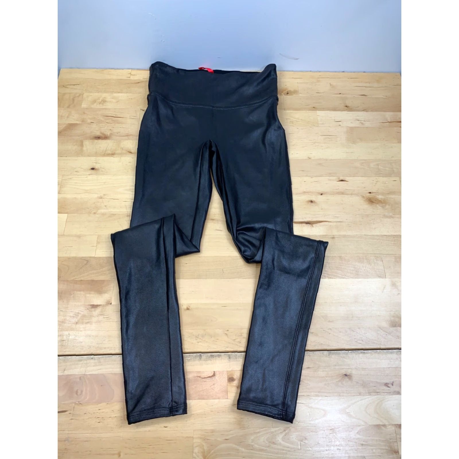 Spanx Spanx Faux Leather Leggings Womens S Black Casual 27" Inseam #8130 Size 28" / US 6 / IT 42 - 2 Thumbnail