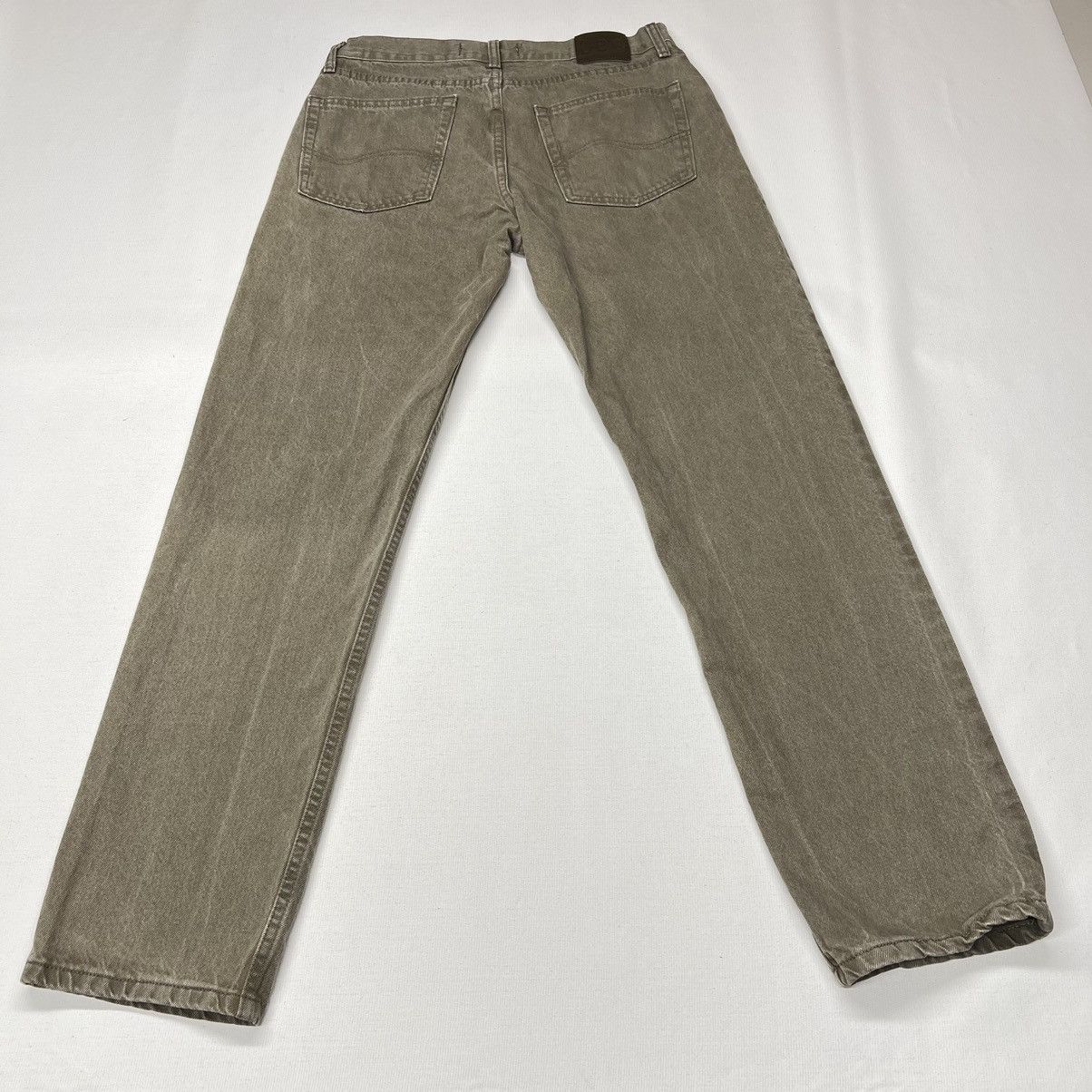 Lee × Vintage Lee Jeans Brown Regular Fit Straight Carpenter Workwear Size US 33 - 12 Thumbnail
