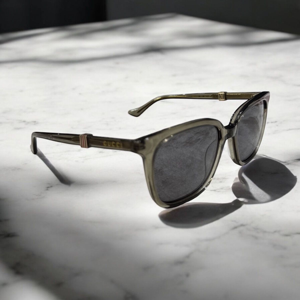 Gucci GUCCI GG1493S RECTANGLE SUNGLASSES Size ONE SIZE - 3 Thumbnail