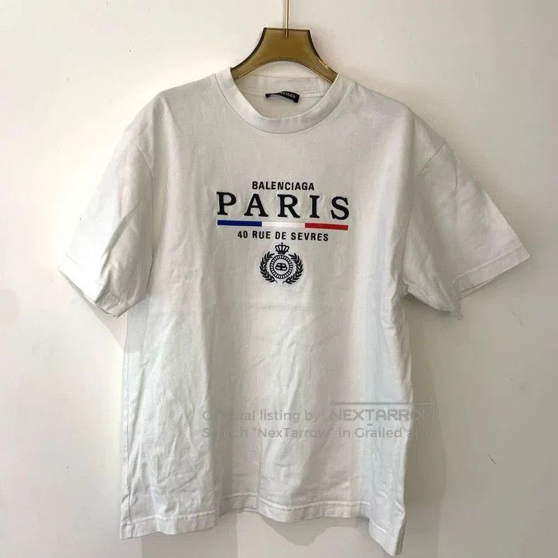 Balenciaga Balenciaga Crown Logo Print Short Sleeve T-shirt. Size US S / EU 44-46 / 1 - 1 Thumbnail