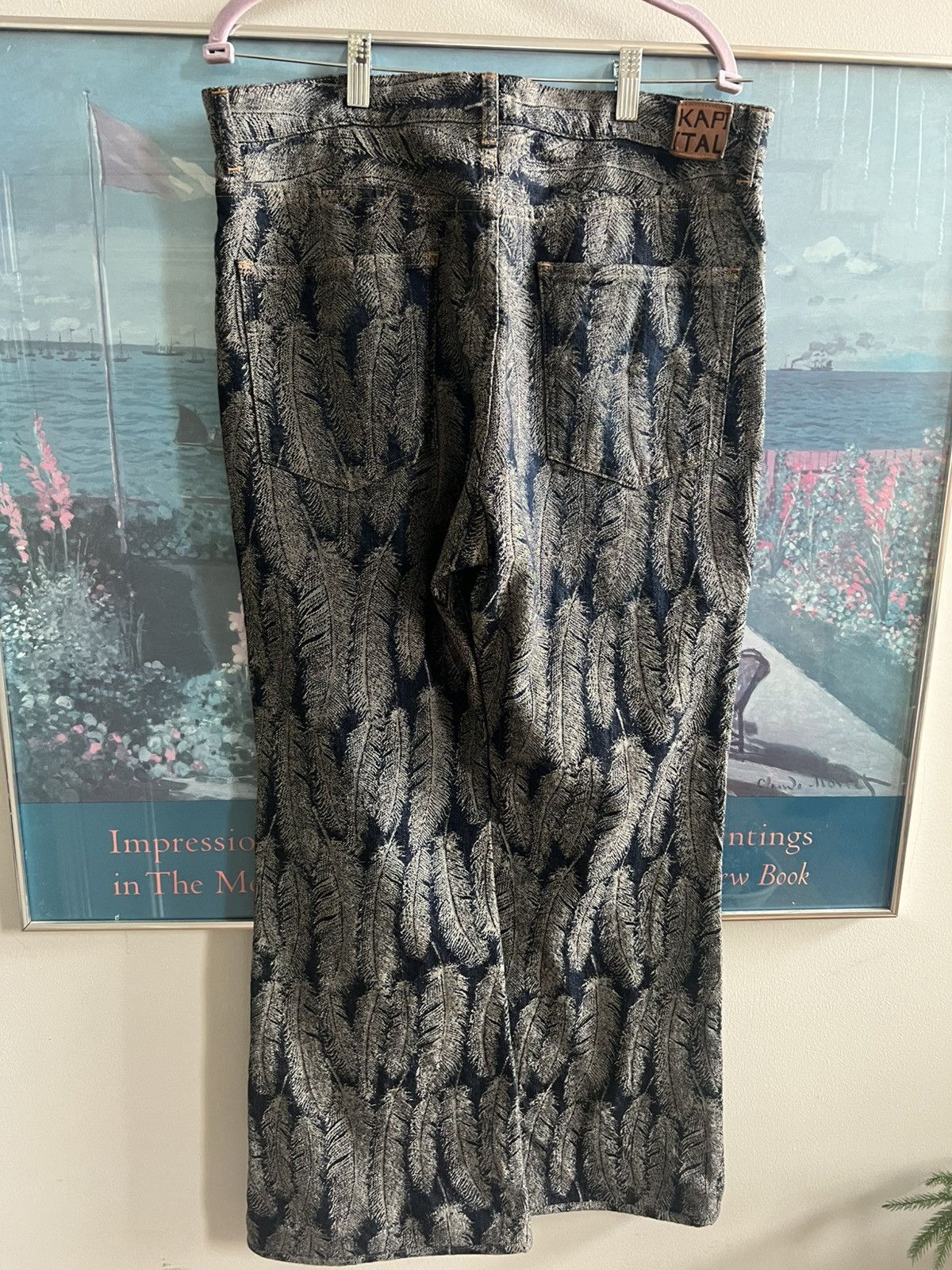 Kapital Kapital Feather Flare Denim Dark Blue Size US 36 / EU 52 - 9 Thumbnail