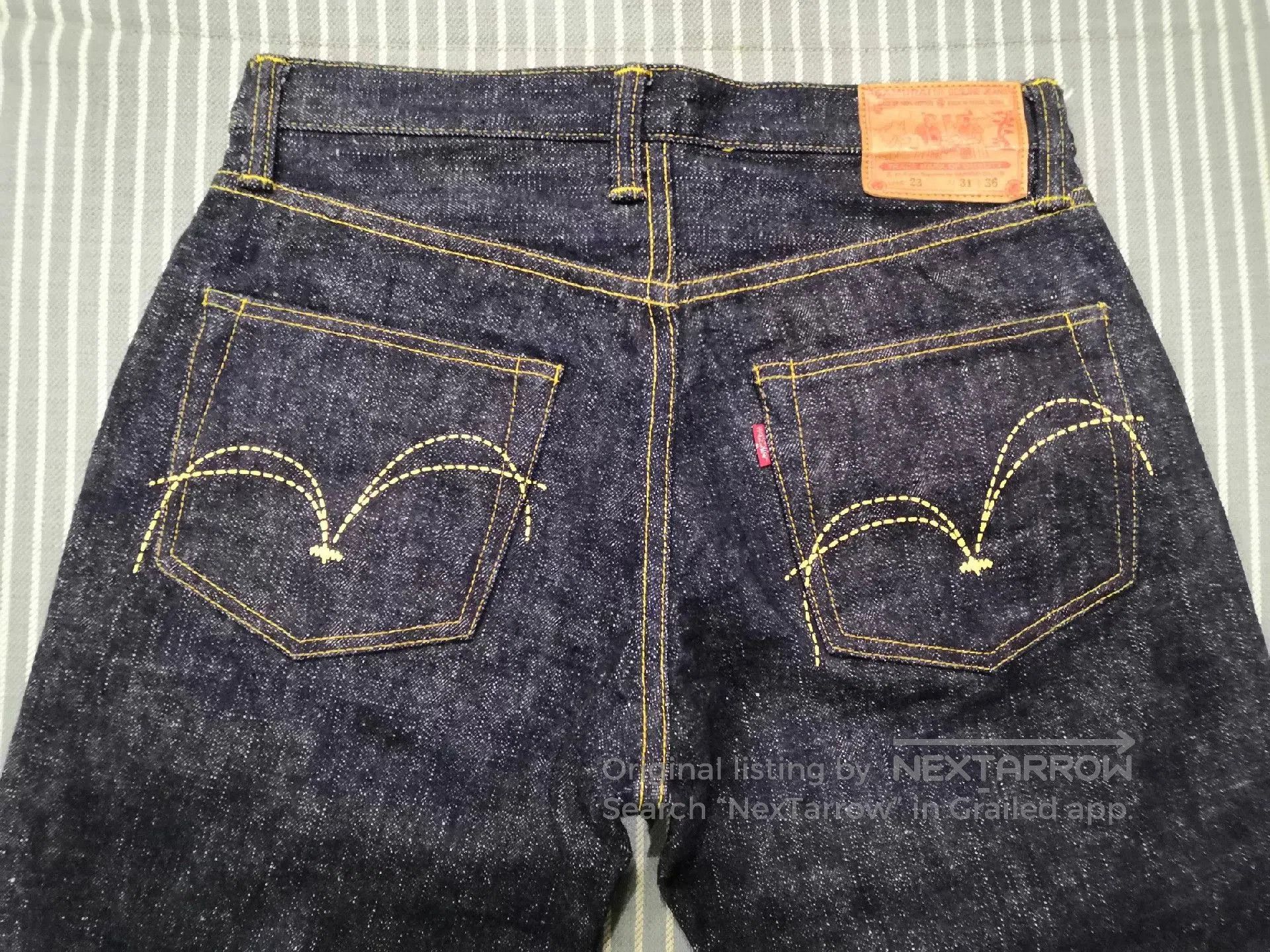 Japanese Brand Samurai vs. Cowboy Jeans for Sale. Size US 31 - 4 Thumbnail
