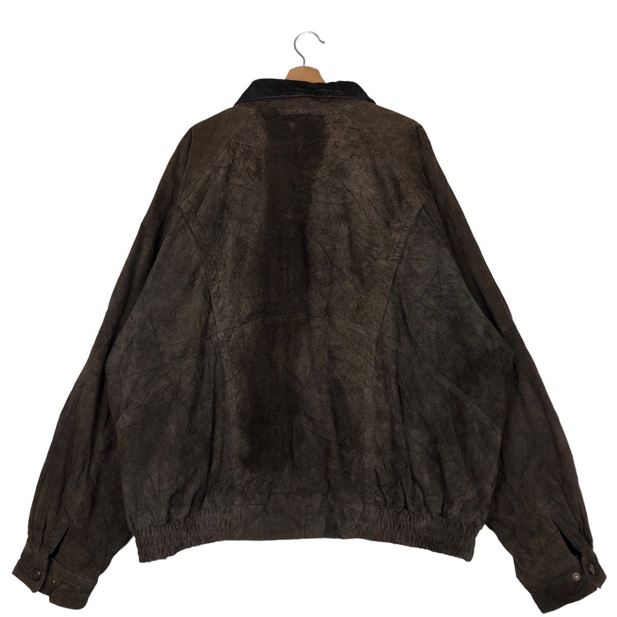 Japanese Brand 🔥Vtg Worker Leather Jacket Charles Klein Japan Made Size US XXL / EU 58 / 5 - 8 Thumbnail