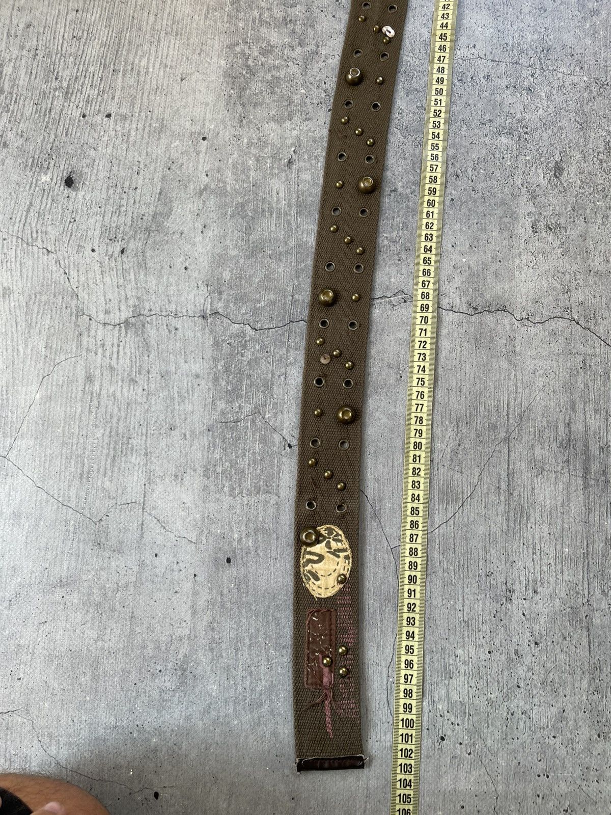 Other Vintage Y2K Avant Garde Studded Metal Details Belt Size ONE SIZE - 4 Thumbnail