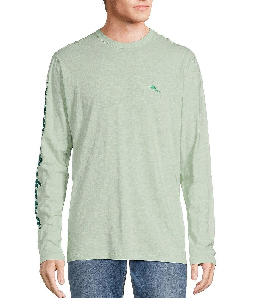 Tommy Bahama Tommy Bahama Marlin Mirage Lux Long Sleeve T-Shirt 2XLT Size US XXL / EU 58 / 5 - 4 Thumbnail