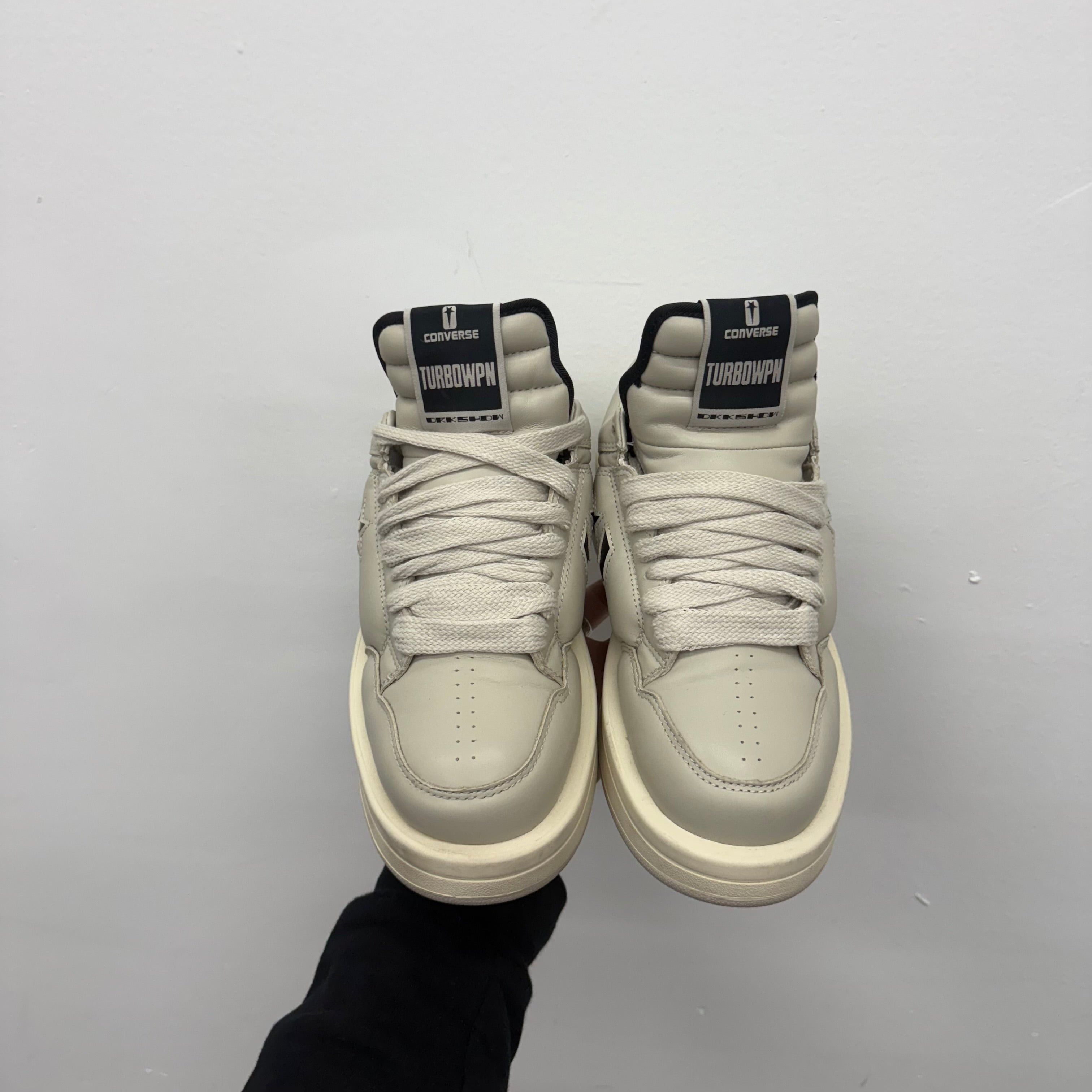 Rick Owens Rick Owens Converse Turbopn White Low - Size 8.5 Size US 8.5 / EU 41-42 - 2 Thumbnail