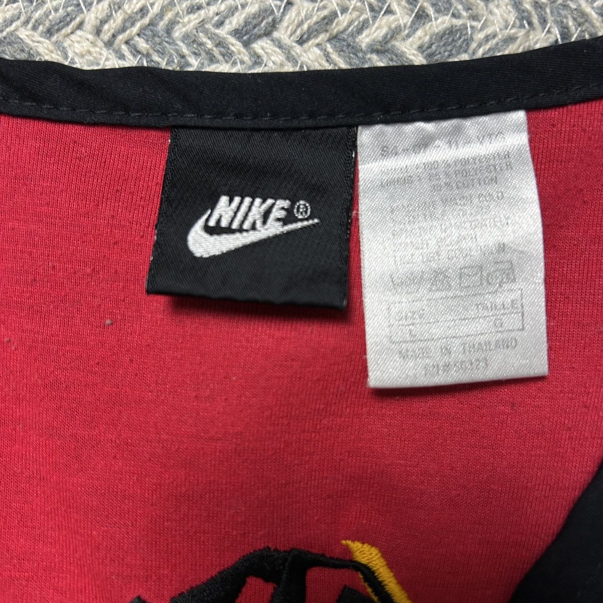 Jordan Brand × Nike × Vintage Vintage 90's Nike Air Jordan Black Vest Size US M / EU 48-50 / 2 - 12 Thumbnail