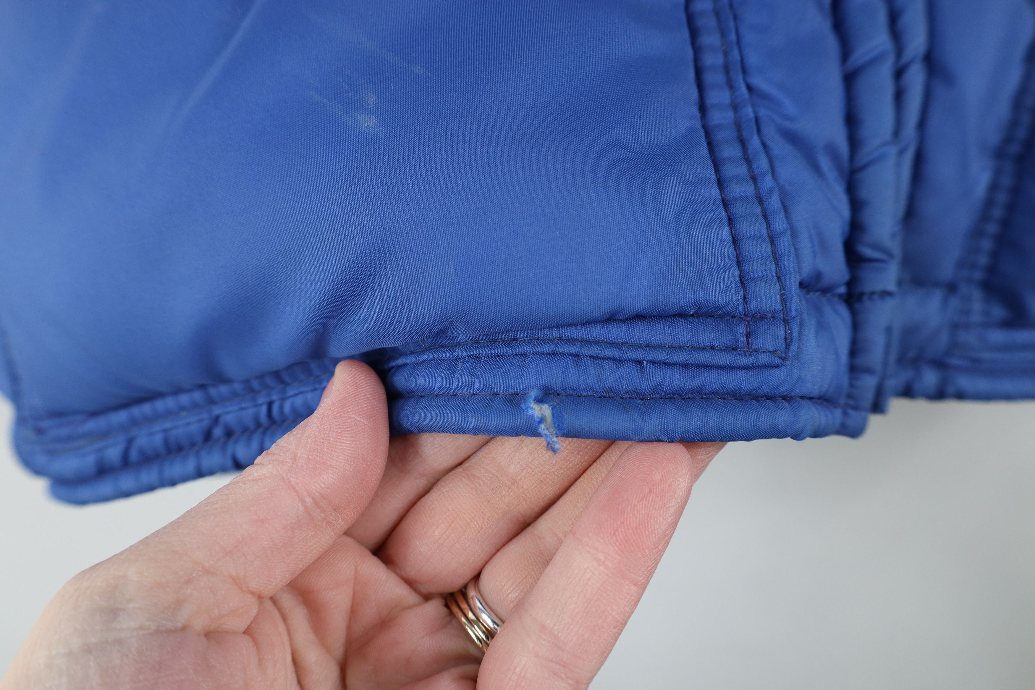 Vintage Vintage 70s Streetwear Full Zip Puffer Vest Jacket Blue USA Size US M / EU 48-50 / 2 - 6 Thumbnail