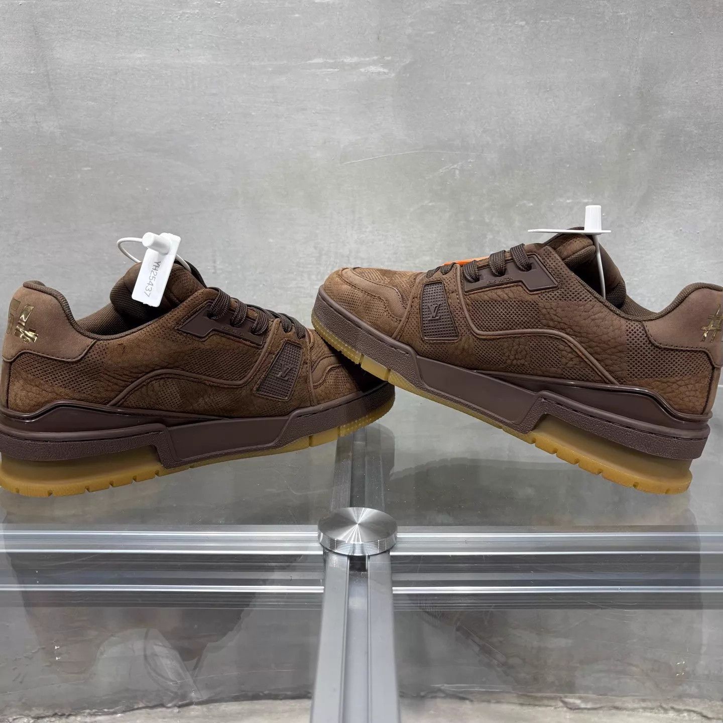 Louis Vuitton LV Trainer Damier Tan 36 Size US 5.5 / IT 35.5 - 5 Thumbnail