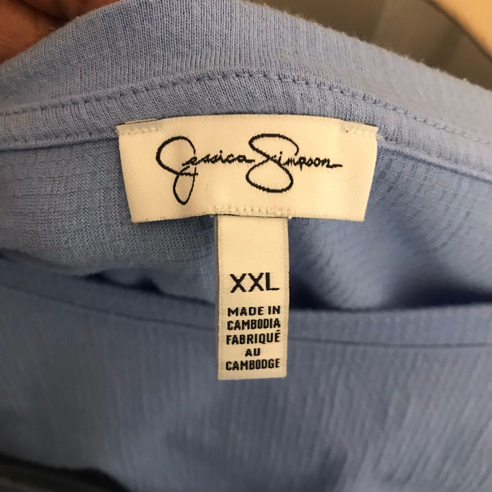Jessica Simpson JESSICA SIMPSON DRESS WOMEN'S 2XL BLUE Size XXL / US 16-18 / IT 52-54 - 3 Thumbnail