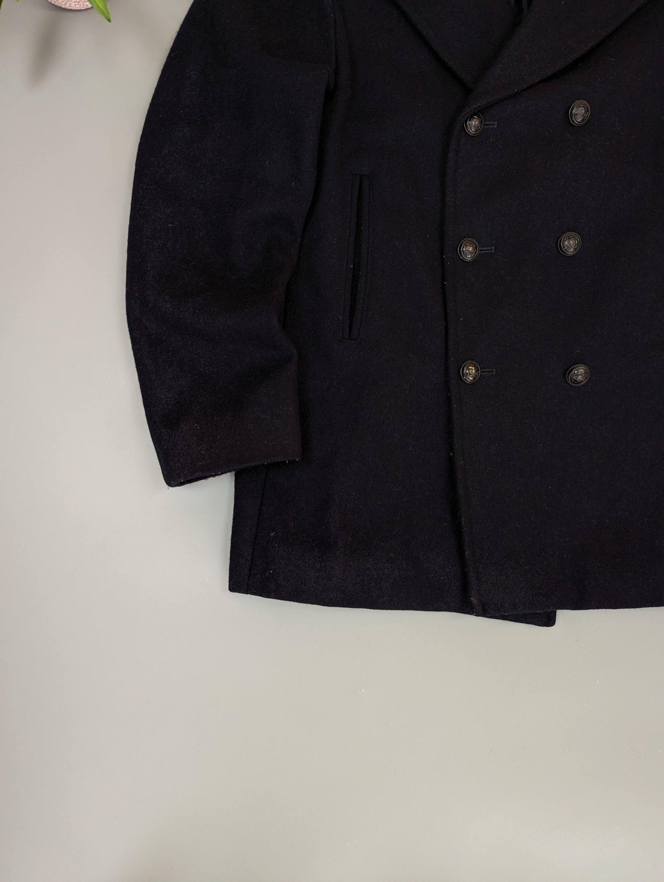 Saint James Saint James Vintage Galion Wool Coat French Nautical Jacket Size US M / EU 48-50 / 2 - 2 Thumbnail