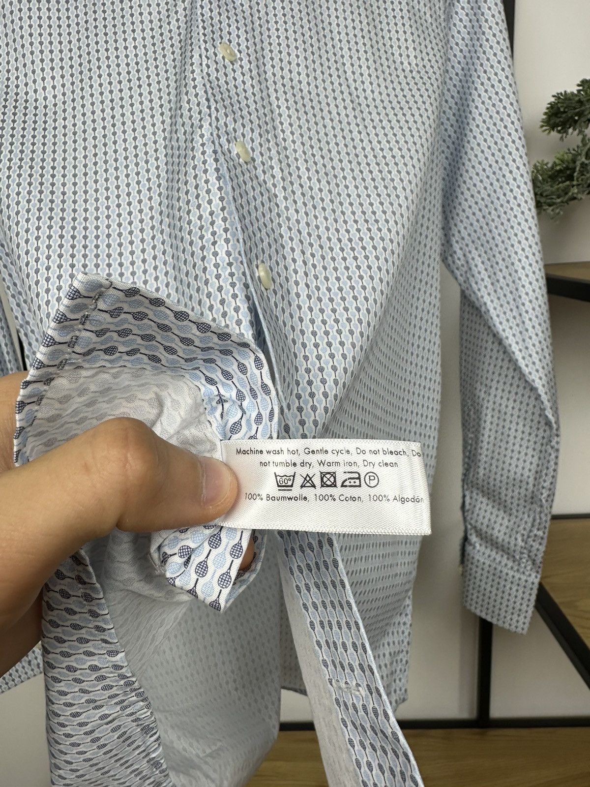 Eton Recent Eton Shirt Monogram Tennis Rackets Size 15/39 Men’s Size US M / EU 48-50 / 2 - 9 Thumbnail