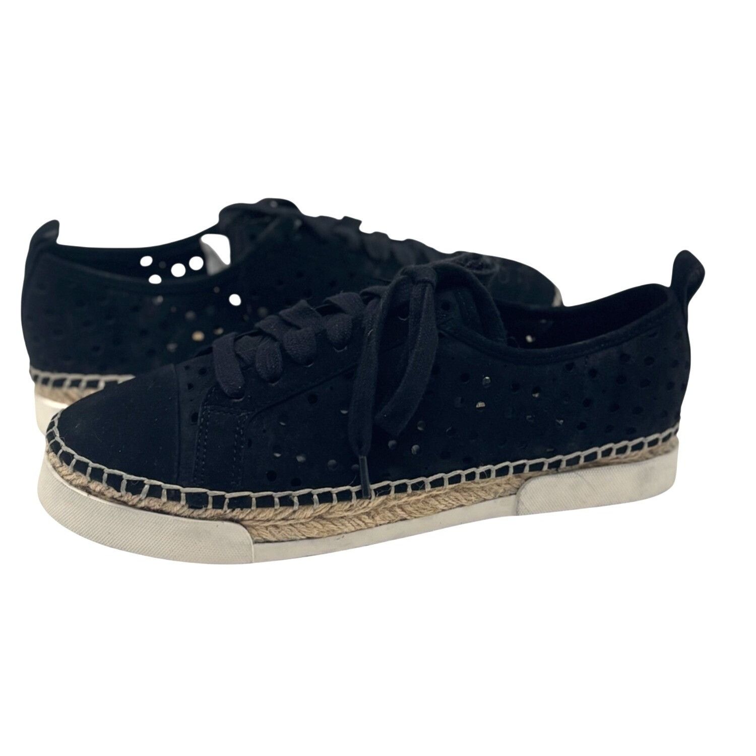 Vince Camuto Vince Camuto Thera Women’s Espadrille Sneakers, Black, 7 M- Size US 7 / IT 37 - 10 Thumbnail