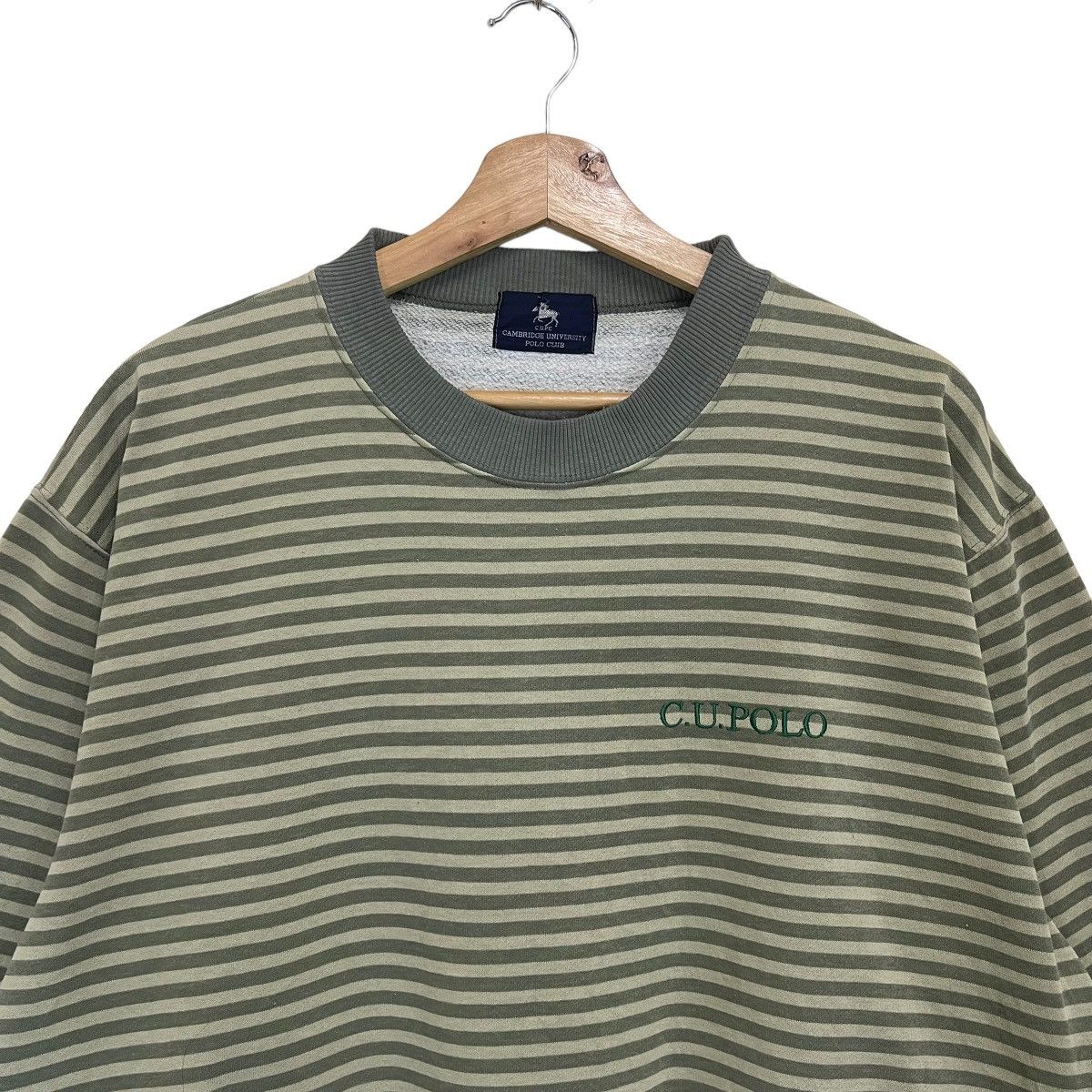 Beverly Hills Polo Club Vintage 90s Cambridge Univ Polo Club Crewneck Sweatshirt Size US L / EU 52-54 / 3 - 4 Thumbnail