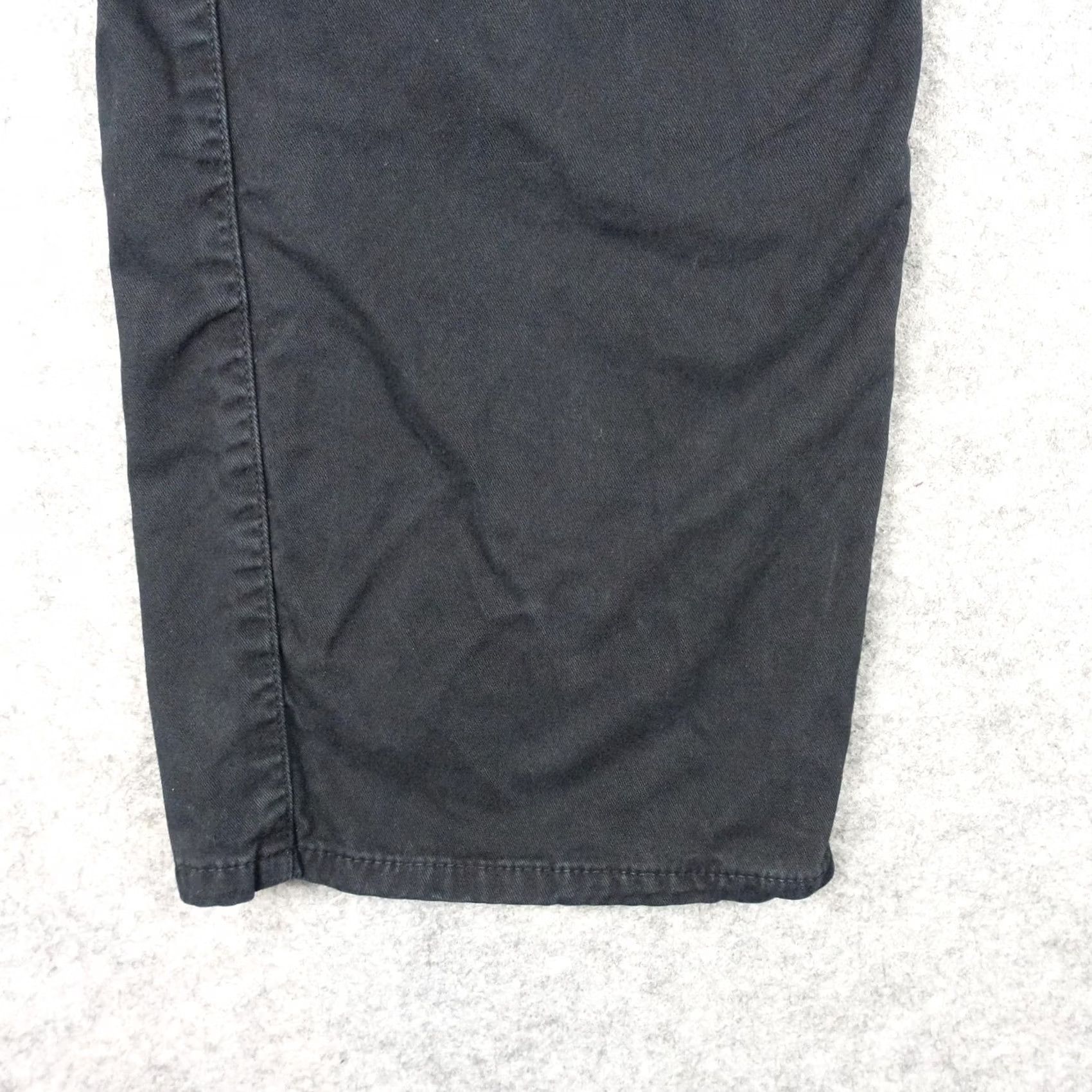 Zara Zara Pants Womens 6 Black Cargo Pockets Straight Leg Cotton Utility Casual Pants Size 28" / US 6 / IT 42 - 5 Thumbnail
