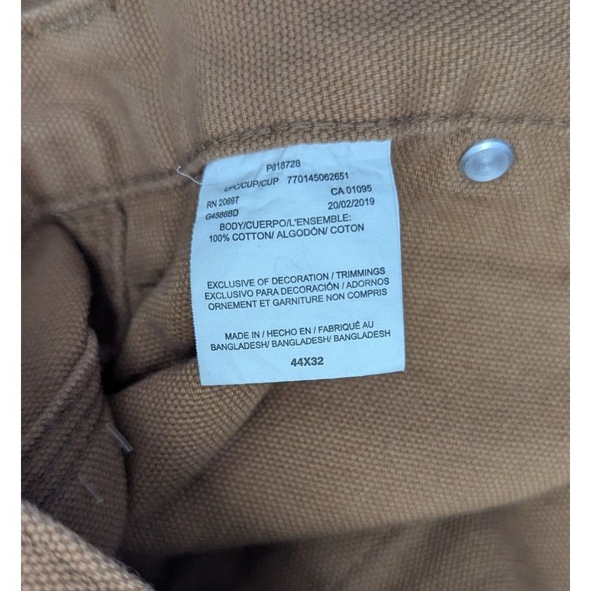 Carhartt × Dickies Dickies essential brown canvas carpenter pants Size US 44 / EU 60 - 6 Thumbnail