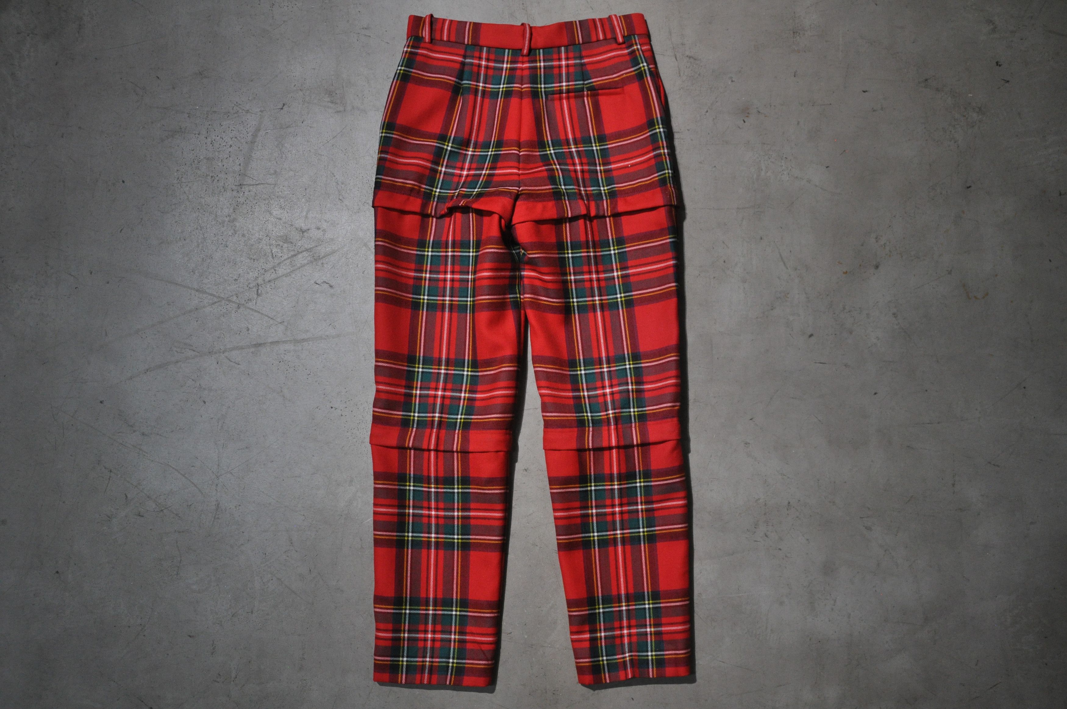 Balenciaga Balenciaga - DG - S/S 18 - Convertible Tartan Pants Size 26" / US 2 / IT 38 - 4 Thumbnail