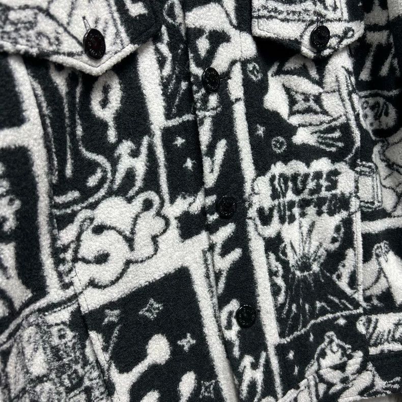 Louis Vuitton Louis Vuitton Comic Pattern Wool Jacket-2506 Size US XXL / EU 58 / 5 - 5 Thumbnail