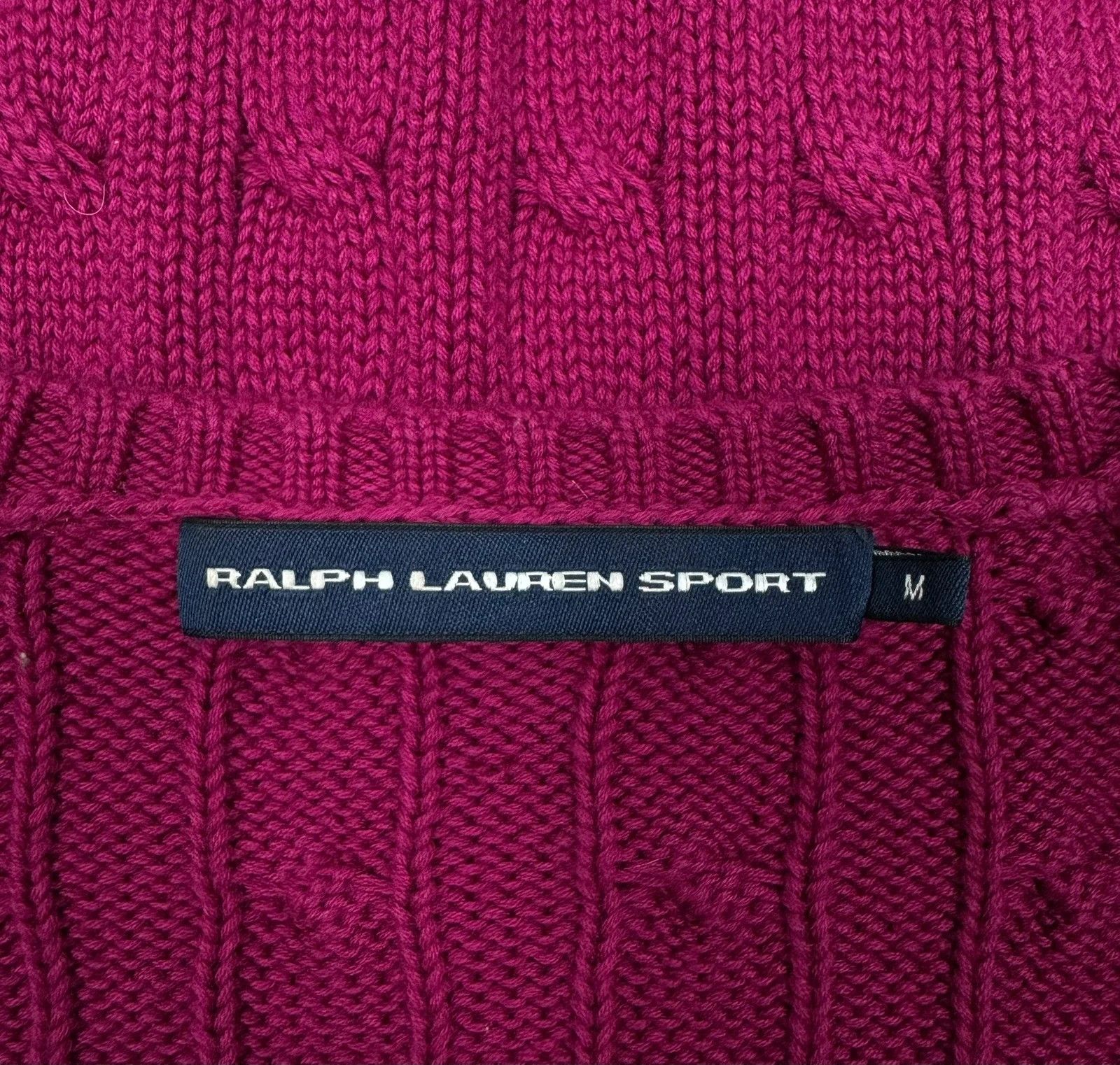 Ralph Lauren Ralph Lauren Sport Vintage 100% Cotton Jumper V-Neck size M Size M / US 6-8 / IT 42-44 - 10 Thumbnail