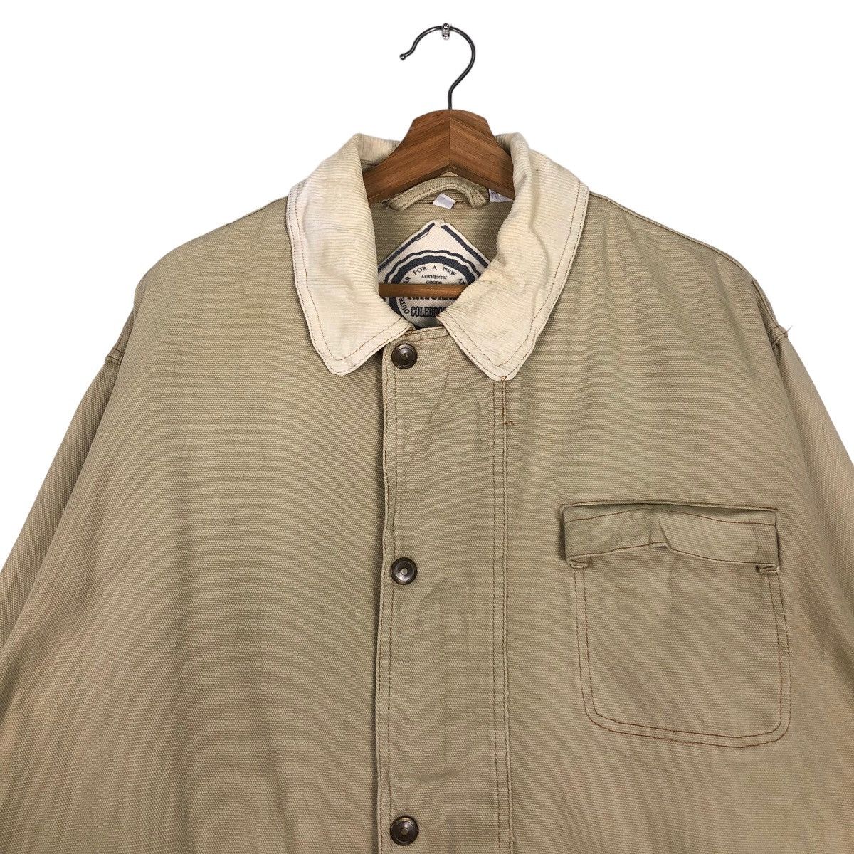 Japanese Brand Vintage Chore Jacket Inspector Colebrook Issey Miyake Japan Size US S / EU 44-46 / 1 - 3 Thumbnail
