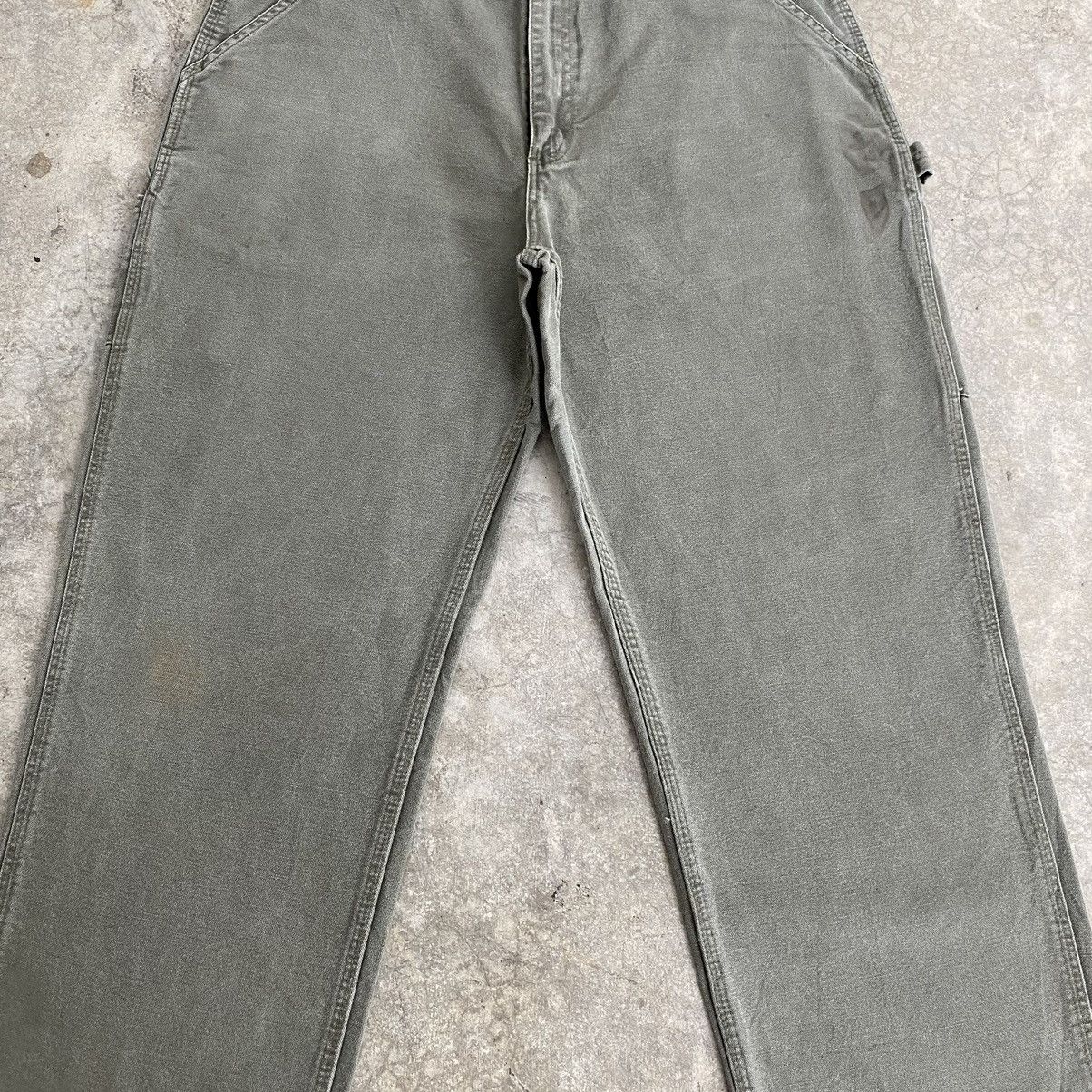 Carhartt VTG Carhartt Moss Green Carpenter Work Pants Size US 35 - 5 Thumbnail