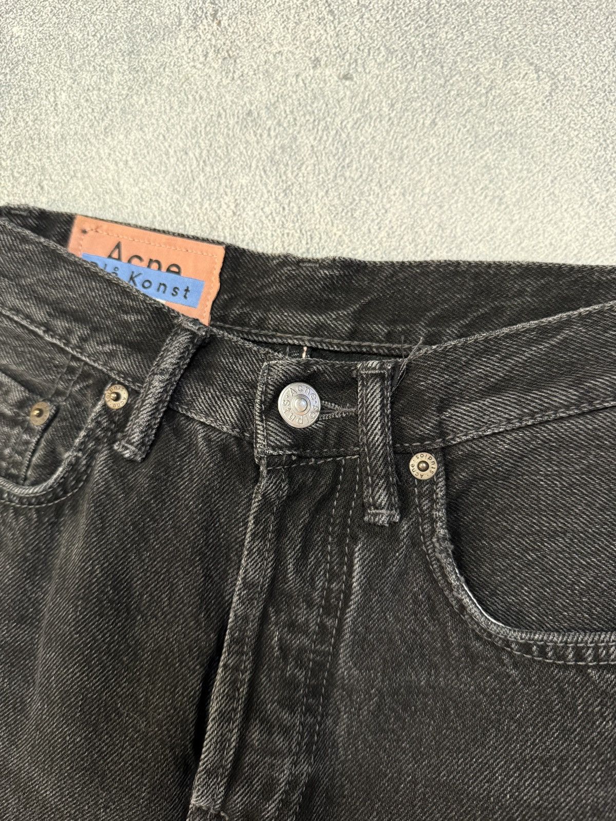 Acne Studios Acne Studios Jeans Denim Skinny Pants Melk Stay Black Size US 26 / EU 42 - 4 Thumbnail