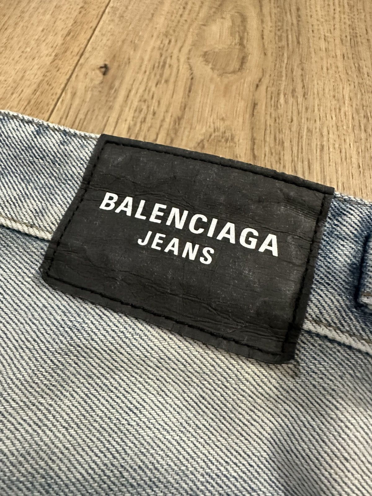 Balenciaga denim shorts
