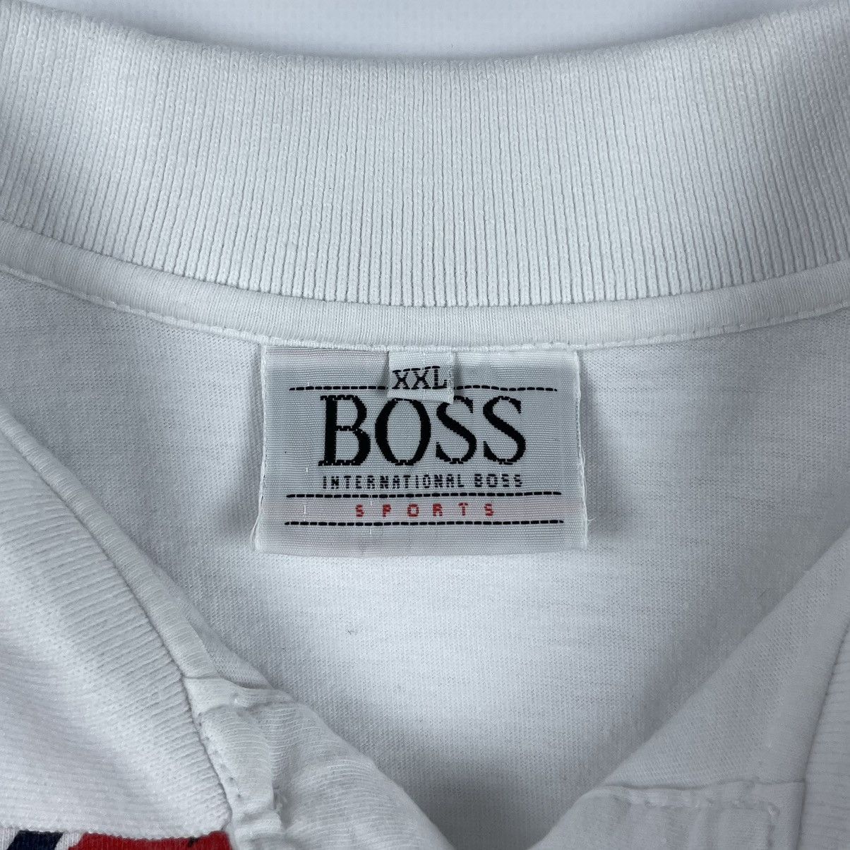 Hugo Boss × Vintage Vintage 90s Hugo Boss Sport Andre Agassi style Polo Size US XXL / EU 58 / 5 - 7 Thumbnail