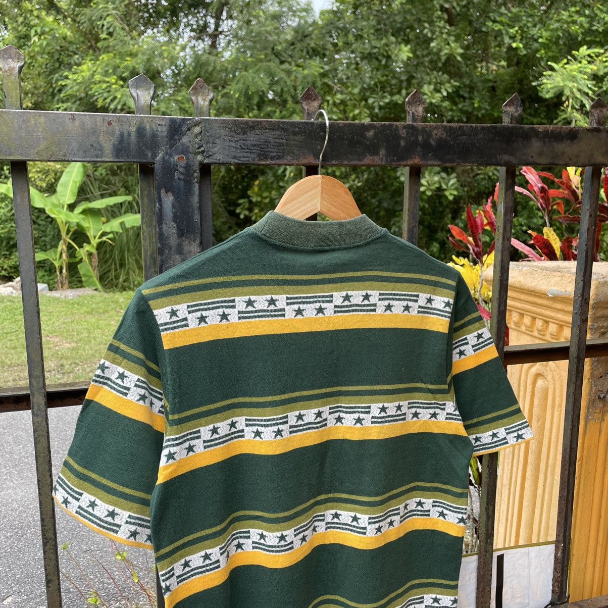 Vintage 🔥🇯🇵Vintage Retro Japan Made Striped Star Tee Size US M / EU 48-50 / 2 - 3 Thumbnail