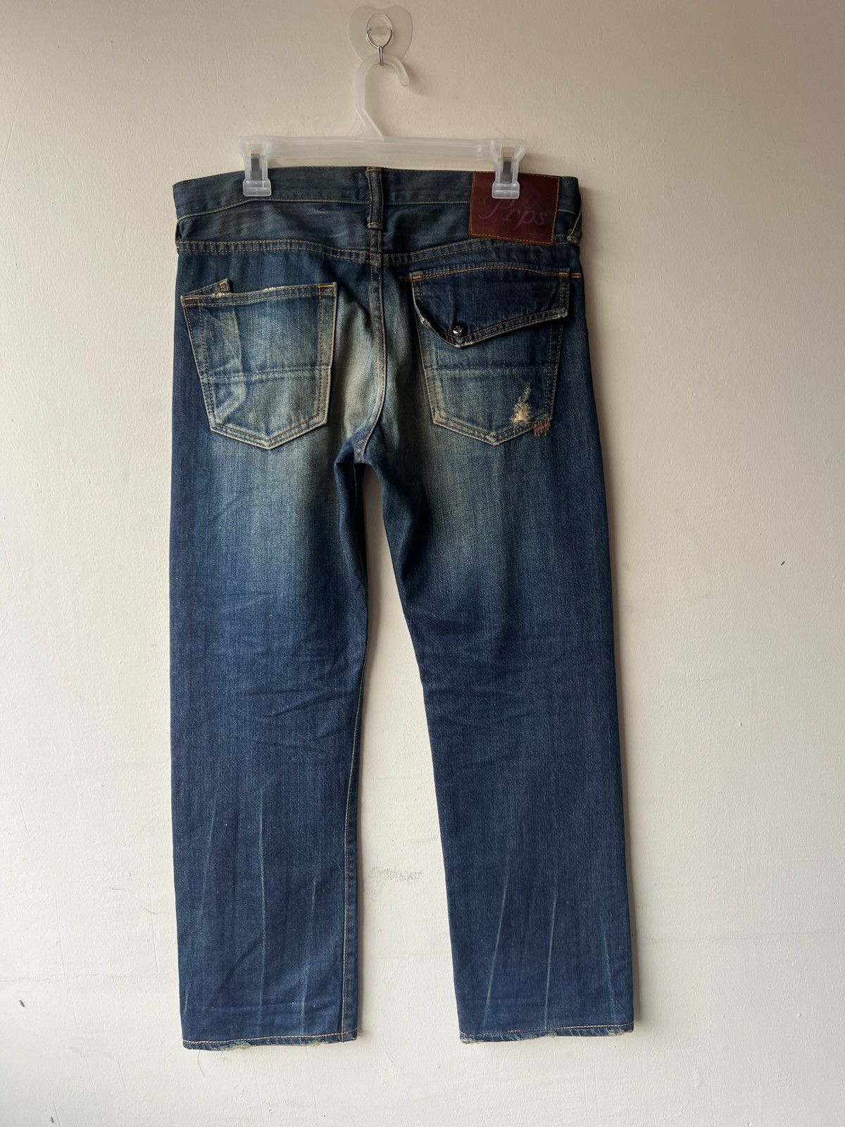 Prps PRPS Barracuda Distressed Mud Wash Denim Jeans Size US 30 / EU 46 - 3 Thumbnail