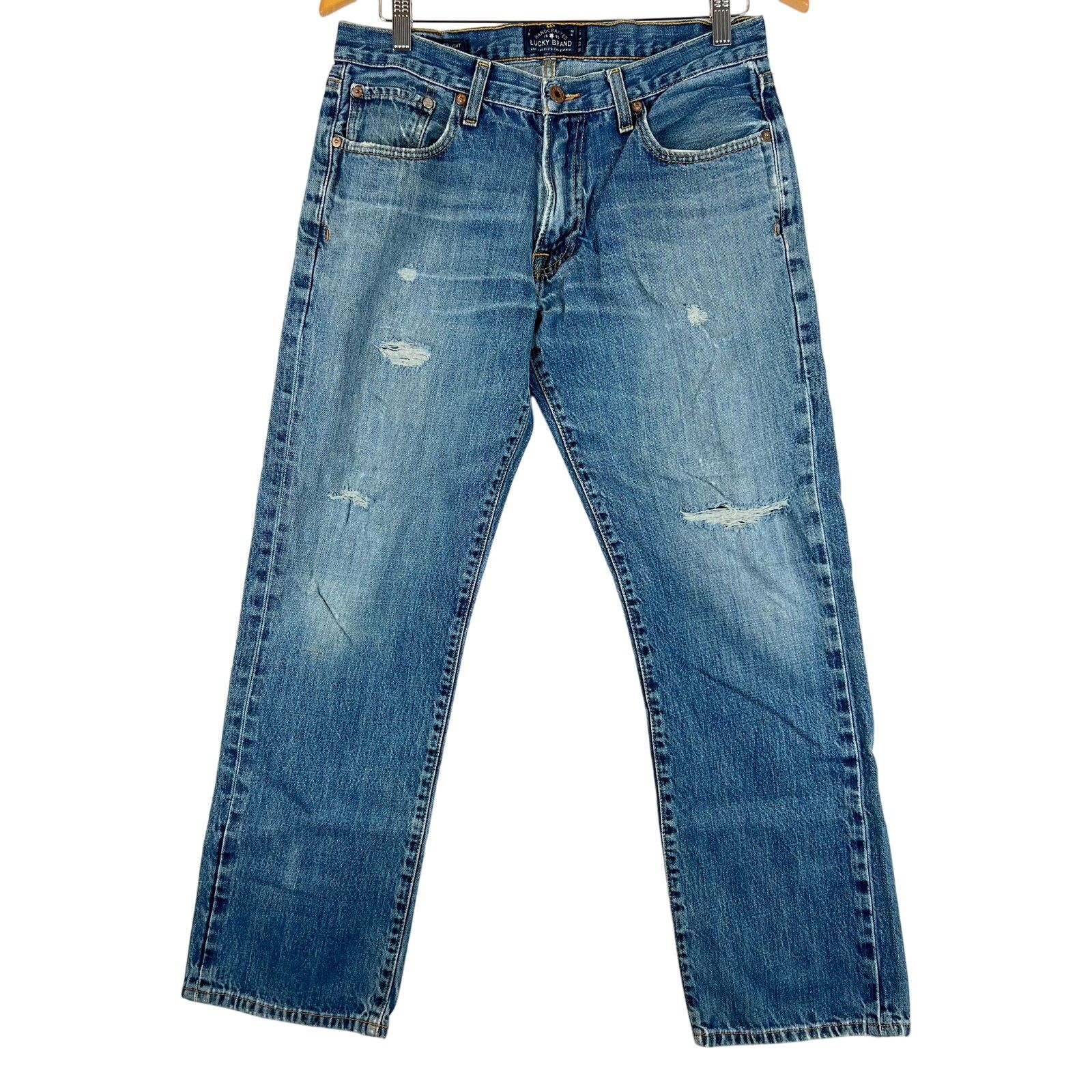 Lucky Brand Lucky Brand Jeans Men 32x30 Blue 221 Straight Mid Rise Denim Size US 32 / EU 48 - 1 Thumbnail