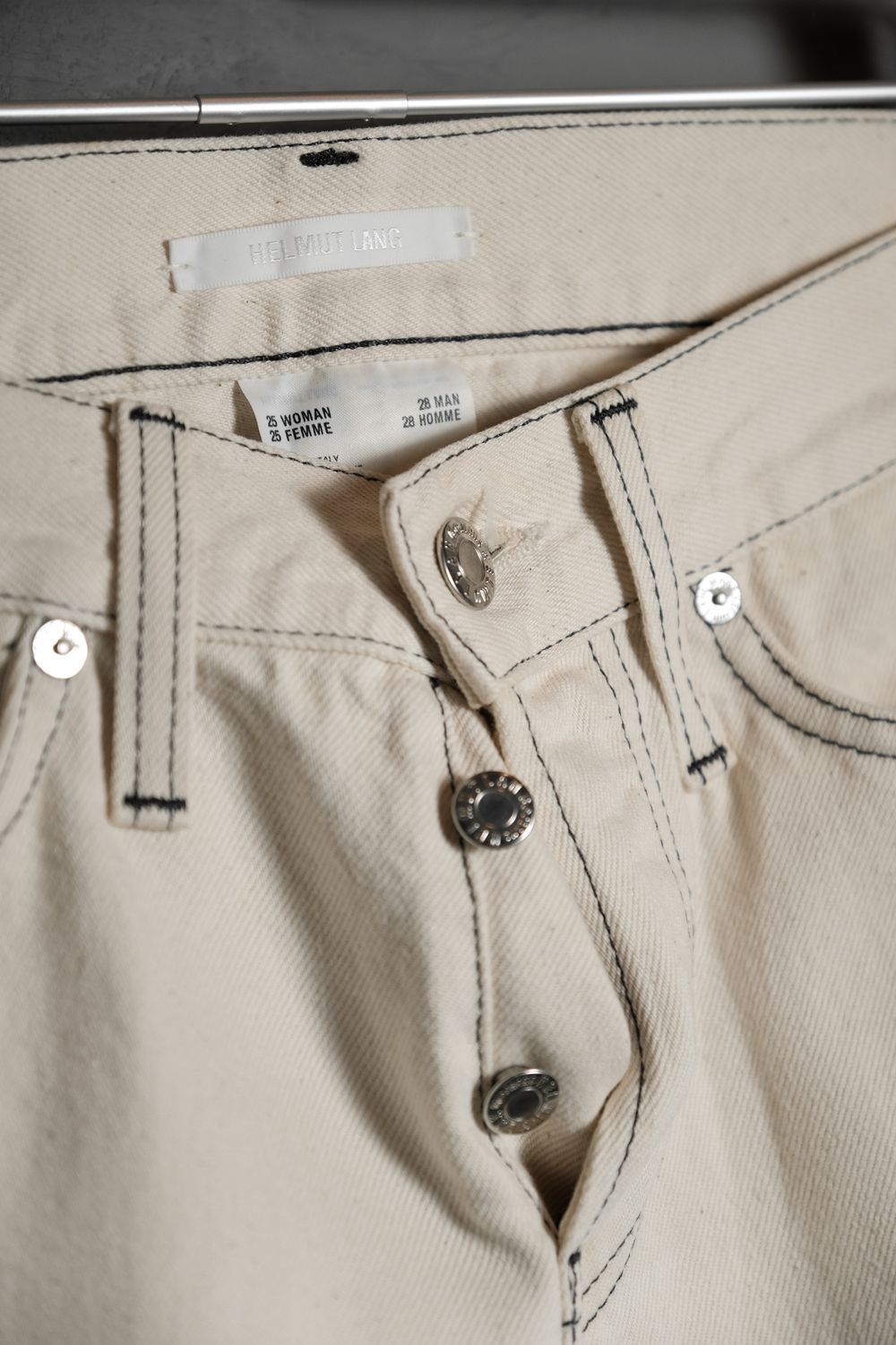 Helmut Lang Helmut Lang Mid-rise Natural Slim Jeans Size US 30 / EU 46 - 3 Thumbnail