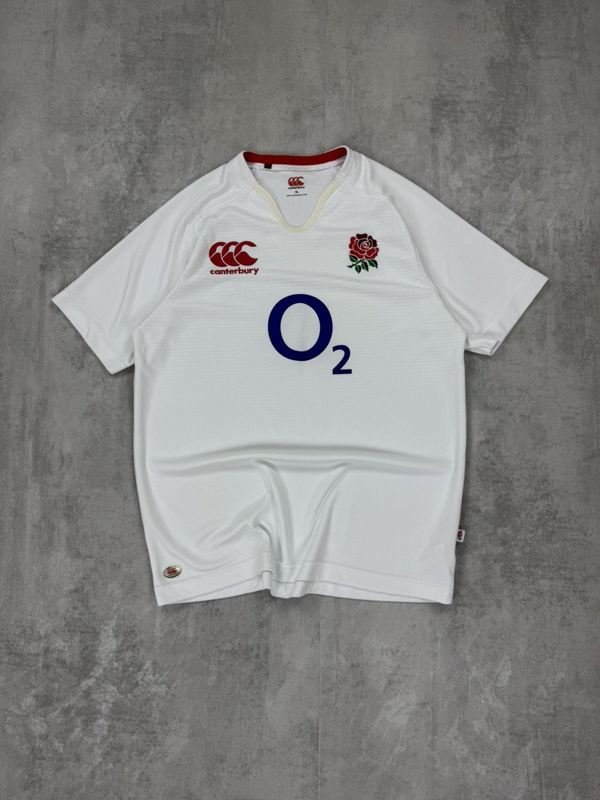 Canterbury of New Zealand Canterbury RFU Official licensed product O2 white jerseys Size US XL / EU 56 / 4 - 1 Thumbnail