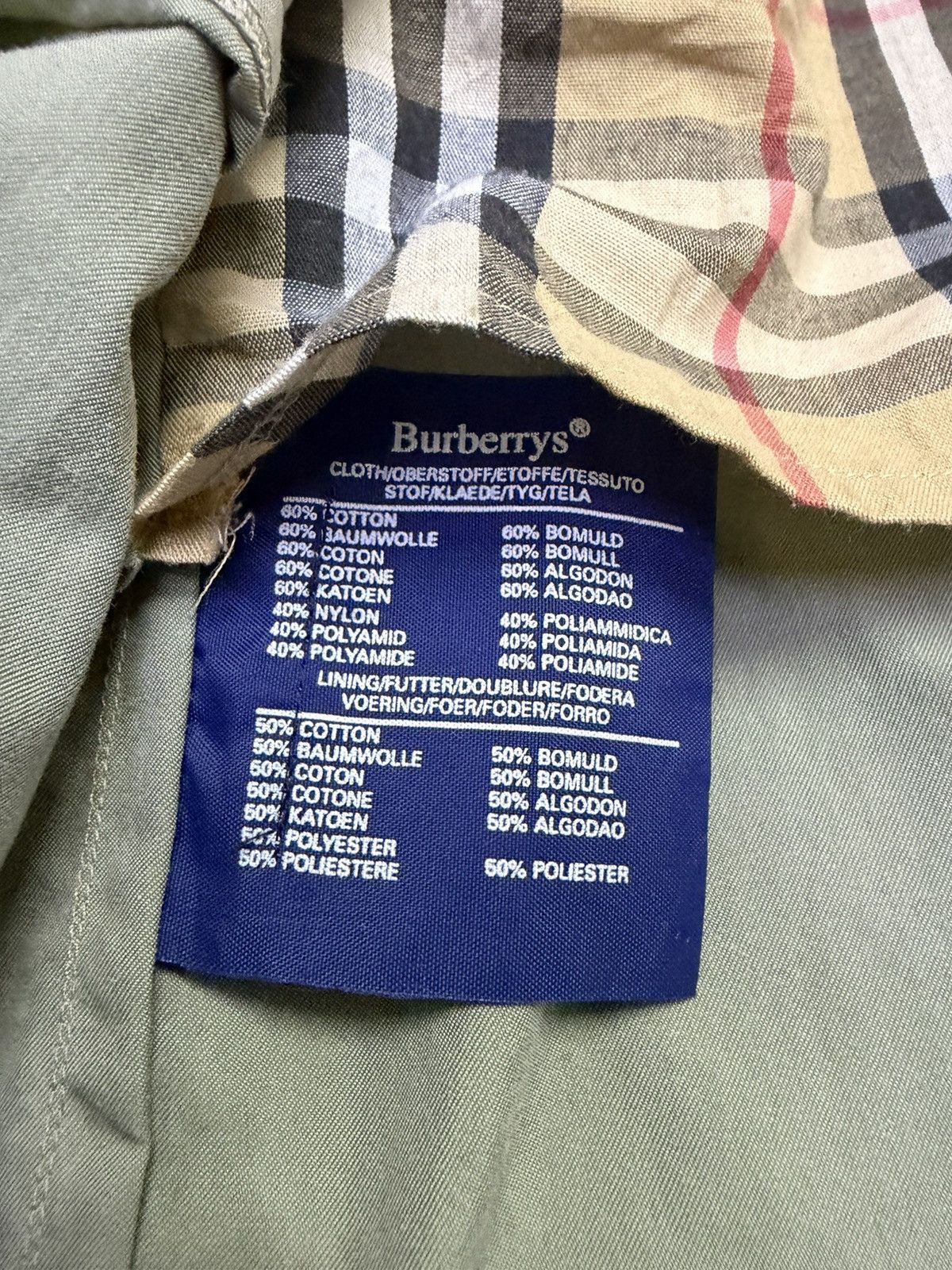 Burberry Vintage Burberrys Lining Novacheck Trench Coat Size US M / EU 48-50 / 2 - 10 Thumbnail