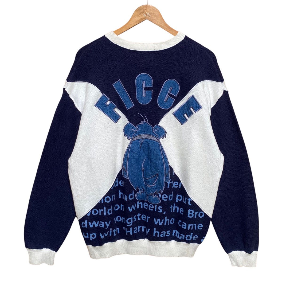 Designer × Vintage × Yoshiyuki Konishi 🔥 FICCE UOMO by YOSHIYUKI KONOSHI HANNA BARBERA SWEATSHIRT Size US L / EU 52-54 / 3 - 5 Thumbnail