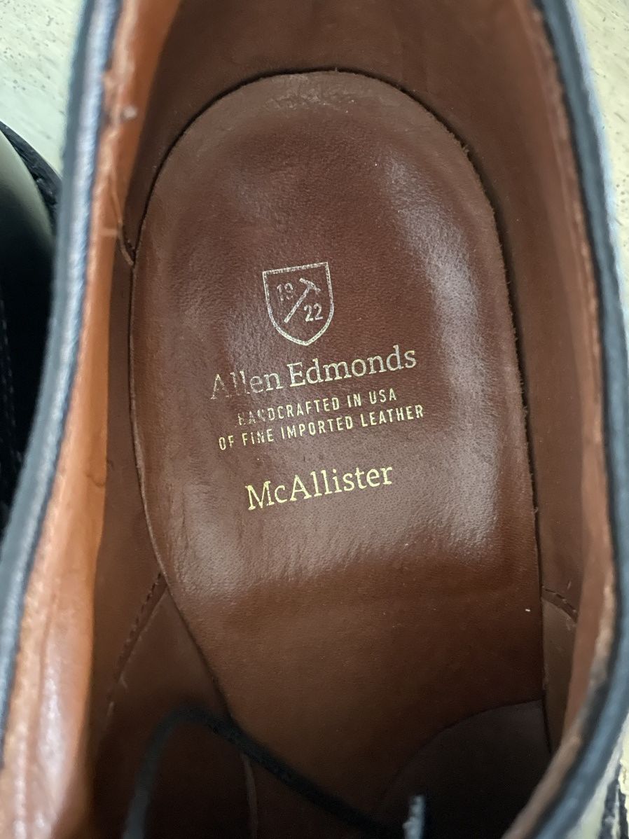 Allen Edmonds McAllister Wingtip Oxford Dress Shoe with Dainite Sole Size US 14 / EU 47 - 6 Thumbnail