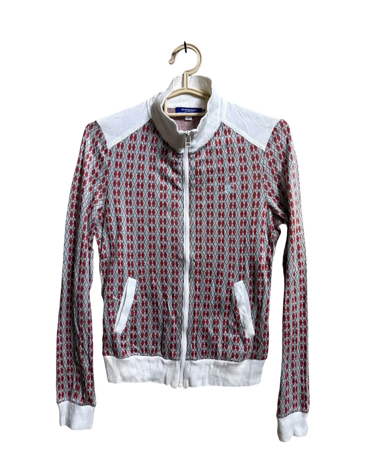 Burberry Burberry London Blue Label Patterned Track Jacket Size S / US 4 / IT 40 - 1 Thumbnail