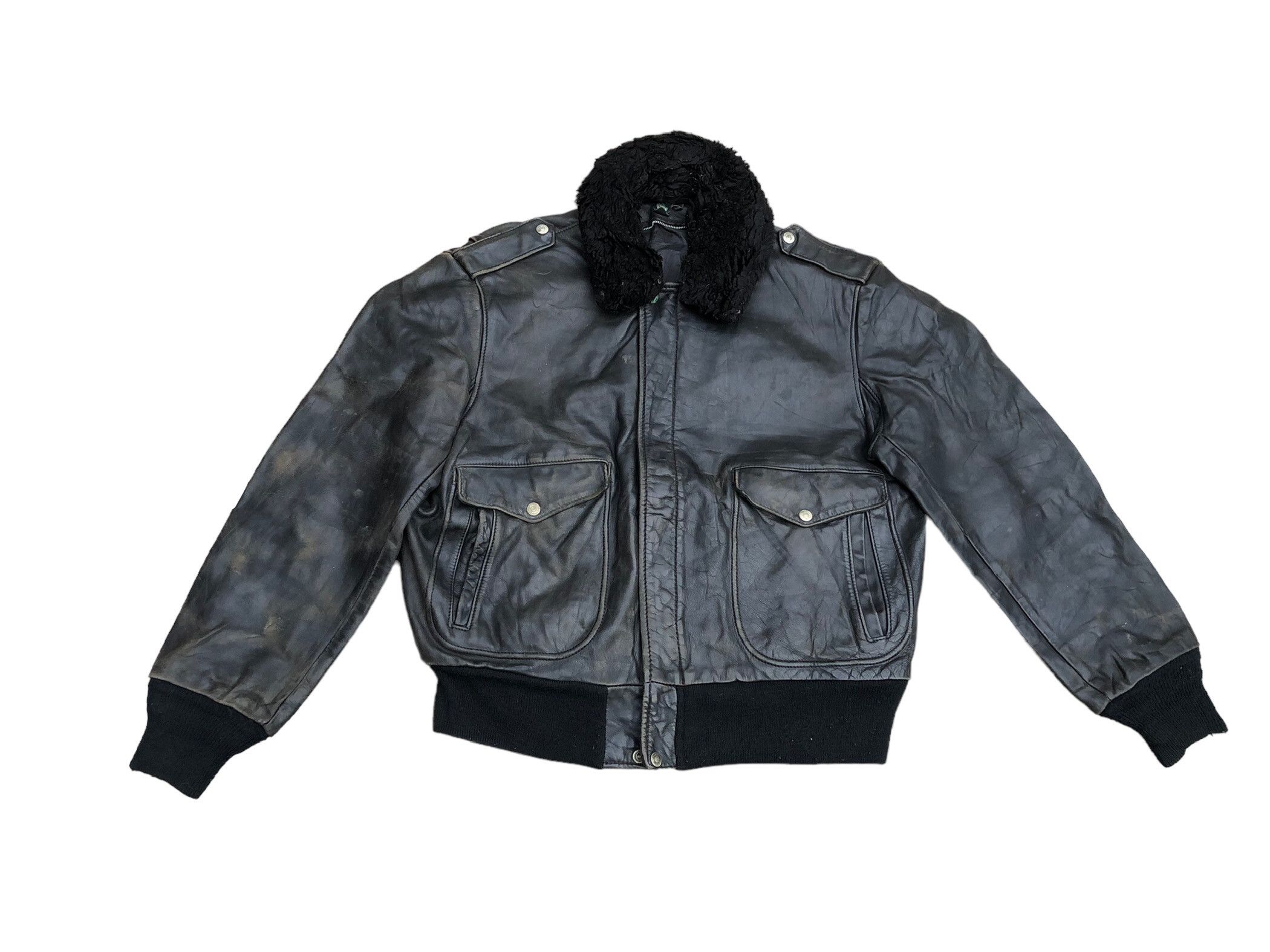 80s〜90s B-15D short flight jacket Original 80s leather Jacket for 1,5 year old - to much? : r