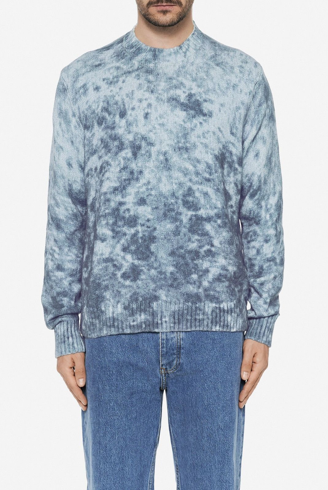 Acne Studios Acne Studios Acid Print Bleached Cotton Sweater Size US M / EU 48-50 / 2 - 1 Thumbnail