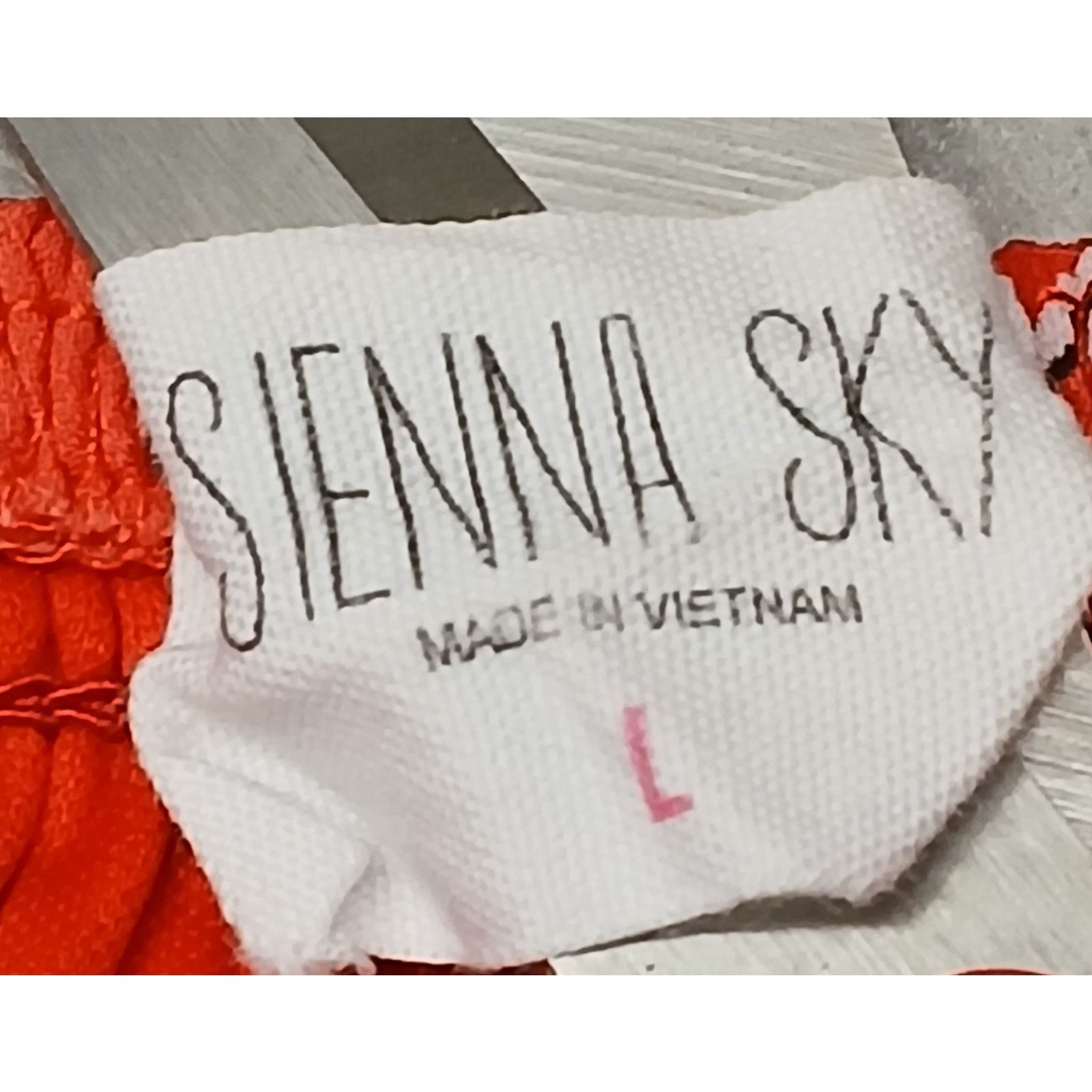 Other Sienna Sky (Large) Red Floral Ruffle Flowy Boho Shorts Size 28" / US 6 / IT 42 - 5 Thumbnail