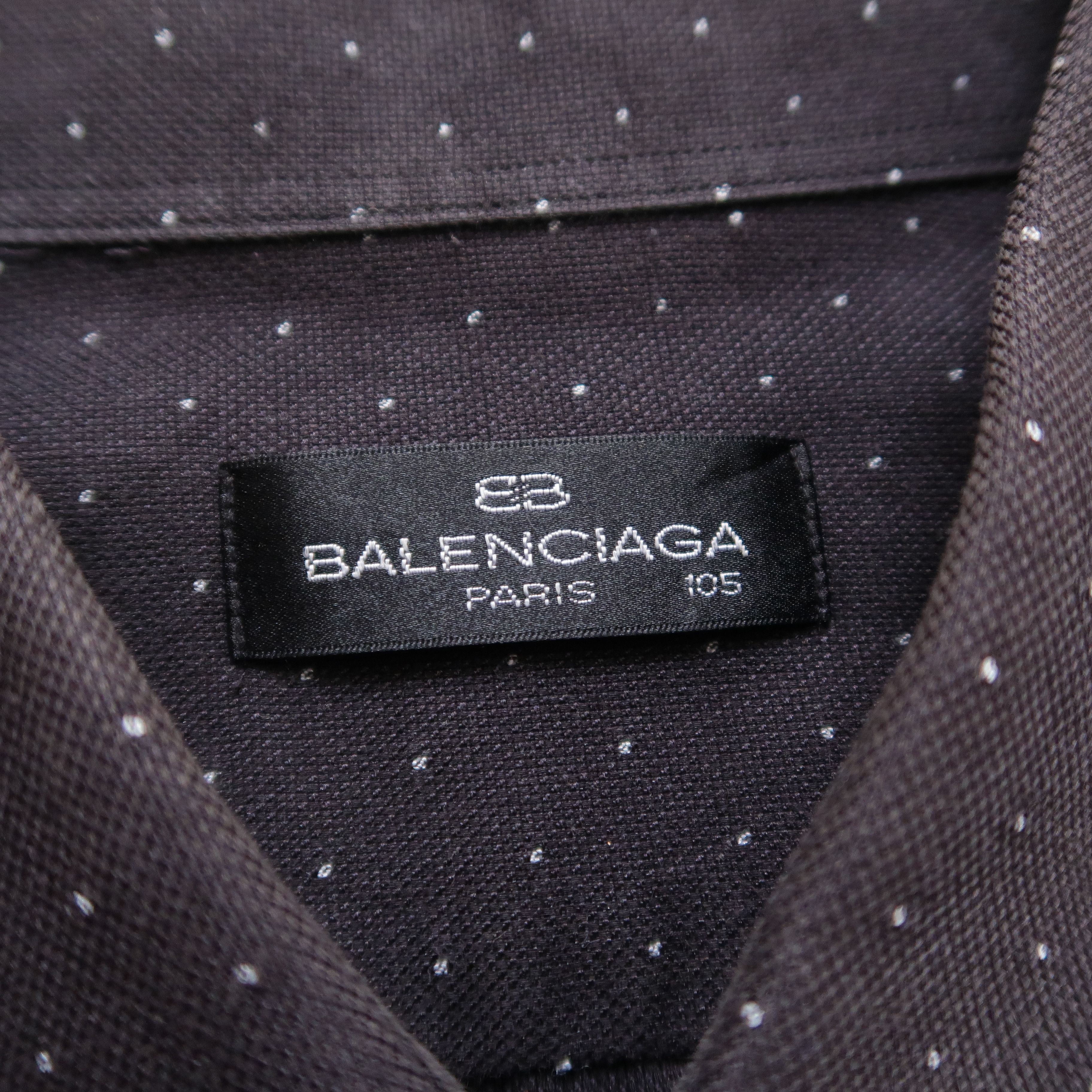 Balenciaga Vintage Balenciaga Psychedelic Dot Distressed Shirt Size US L / EU 52-54 / 3 - 4 Thumbnail