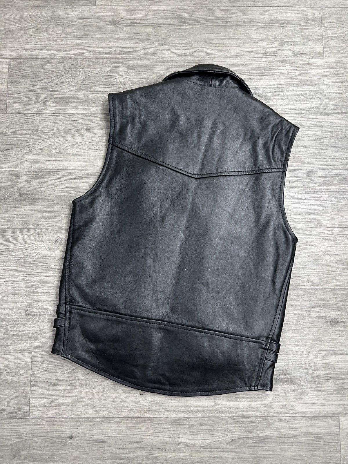 Leather Vintage Leather Biker Vest Motorcycle Moto Women’s Size S M Size M / US 6-8 / IT 42-44 - 10 Thumbnail