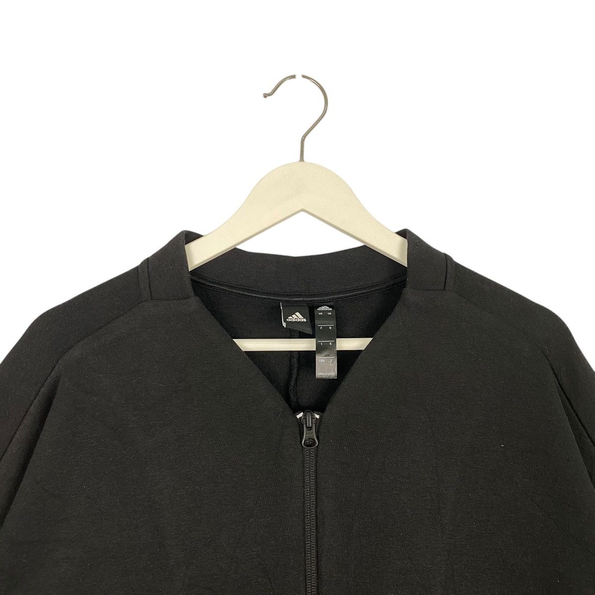 Adidas × Vintage Vintage Adidas Big Stript 3 Lines Full Zip Sweatshirt Black Size US XL / EU 56 / 4 - 5 Thumbnail