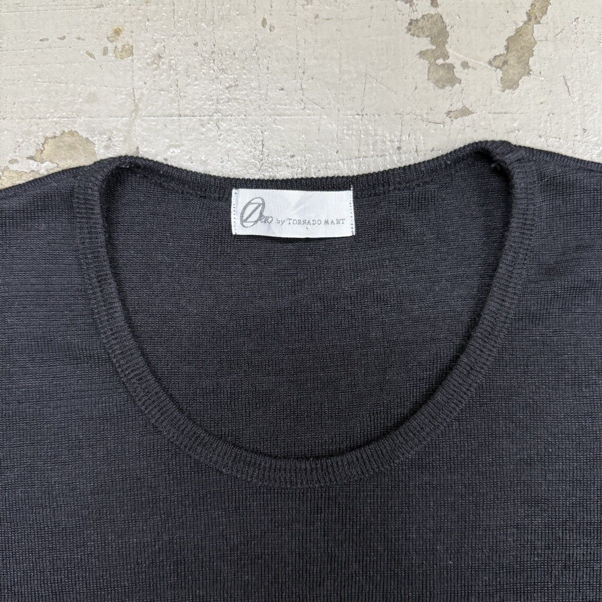 Tornado Mart Vkei 00s Zero Tornado Mart Ribbed Knit Henley Tee Size US M / EU 48-50 / 2 - 2 Thumbnail
