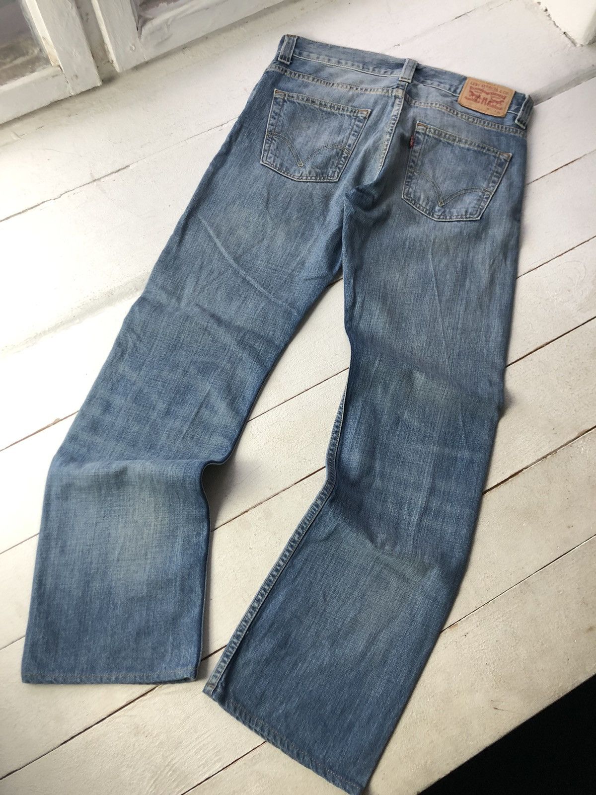 Levi's Retro VNTG 00s Y2K Levi’s 506 Bootcut Blue Denim Jeans Size US 32 / EU 48 - 1 Thumbnail