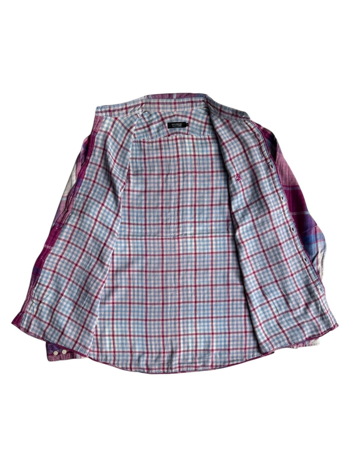Burberry VERY RARE VINTAGE SHIRT BURBERRY BLACK LABEL NOVA CHECK Size US M / EU 48-50 / 2 - 3 Thumbnail