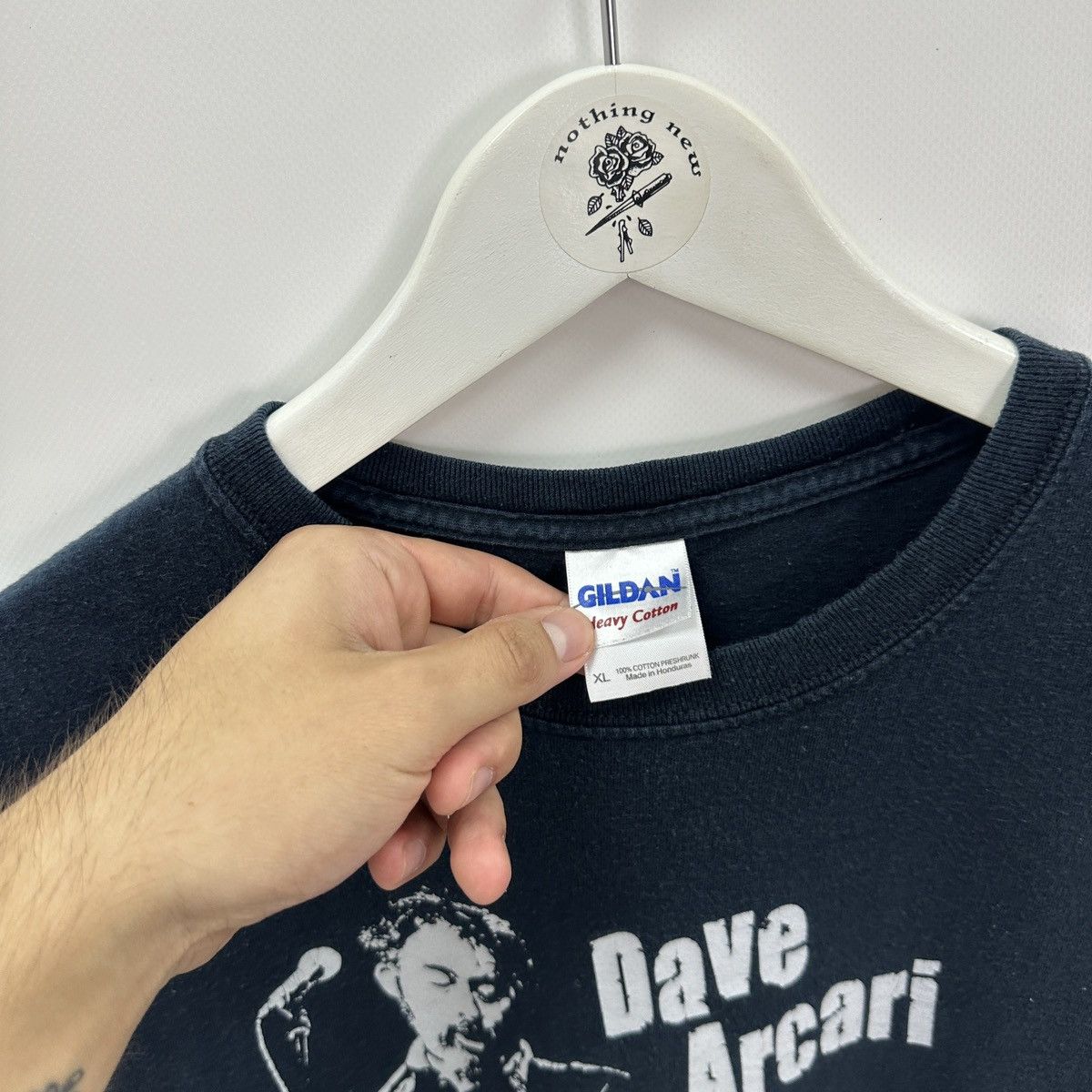 Band Tees Vintage 00s Dave Arcari real fucked up musician promo tee Size US XL / EU 56 / 4 - 5 Thumbnail