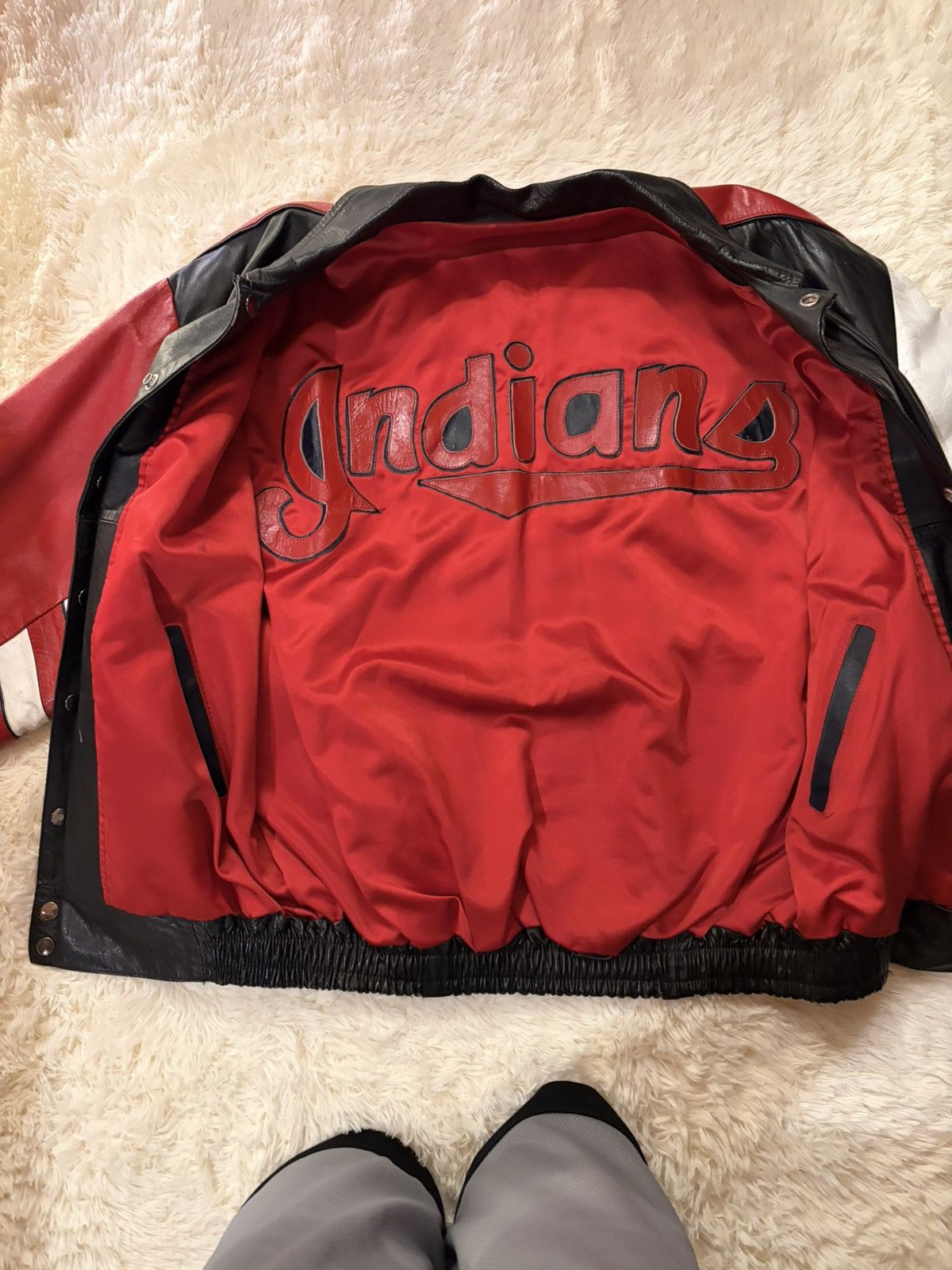 Other Vintage Y2K Cleveland Indians MLB Full Zip Jacket Logo Size US M / EU 48-50 / 2 - 11 Thumbnail