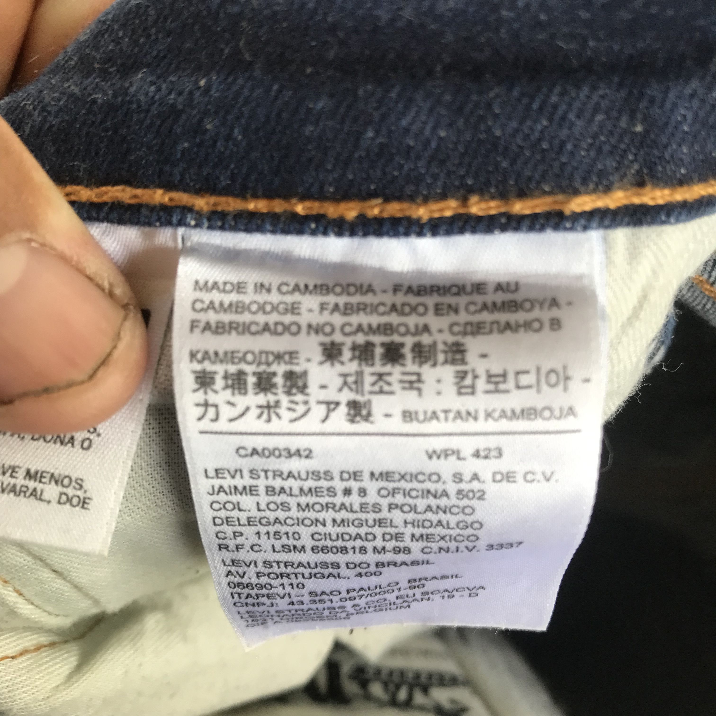 Levi's Vintage Levis 510 Distressed Denim-Size 29 Size US 29 - 9 Thumbnail